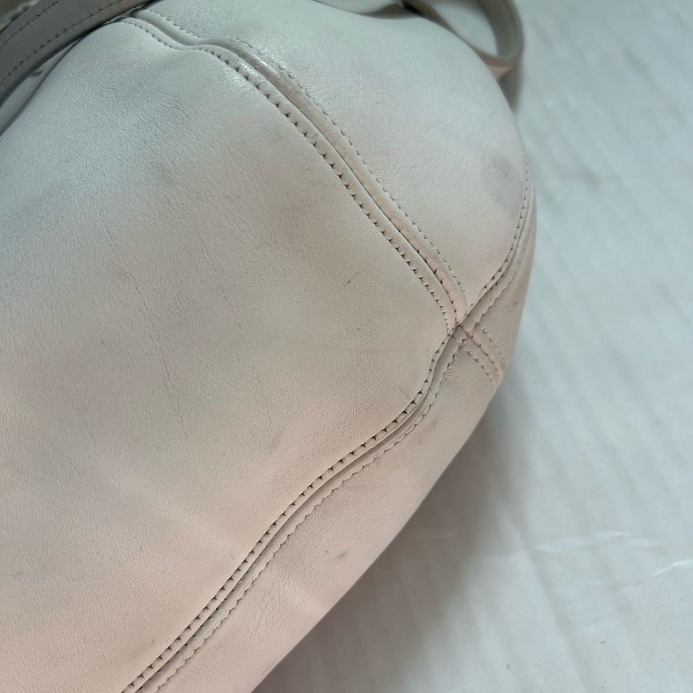 Coach Vintage White Leather Shoulder Tote 9998 Bag - Picture 6 of 16